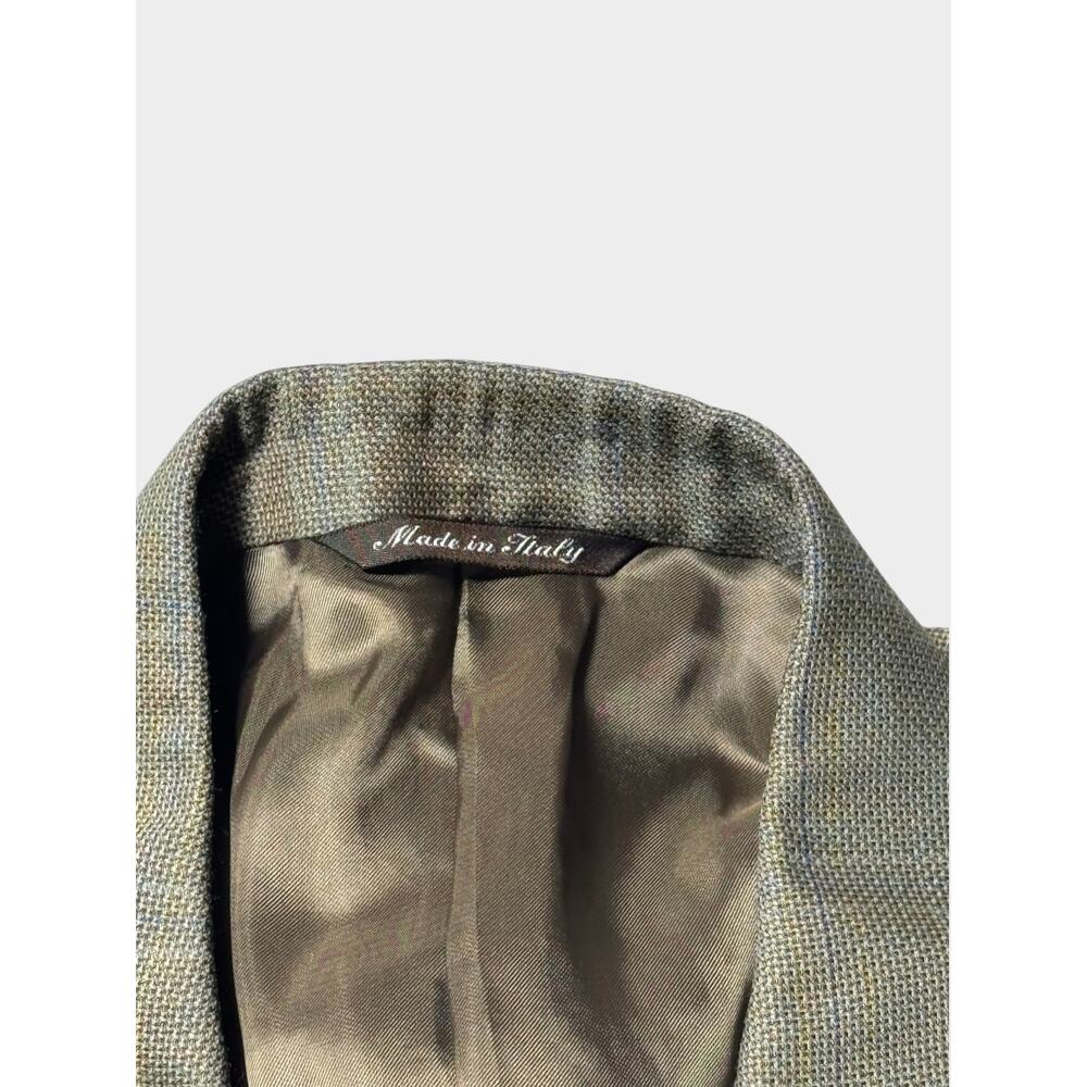 VTG Canali Proposta Blazer Jacket Mens 54 L Brown Wool 3-Button Classic Formal - Picture 7 of 16